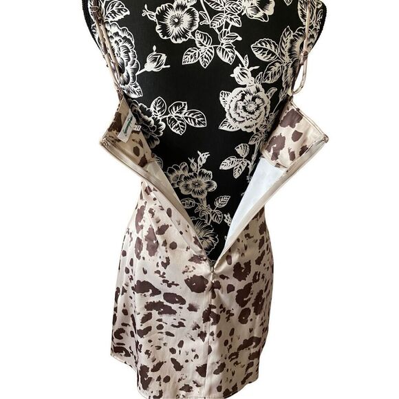 Emory Park Leopard Print Cocktail Dress Cutout Party Hot Sexy - Picture 5 of 14